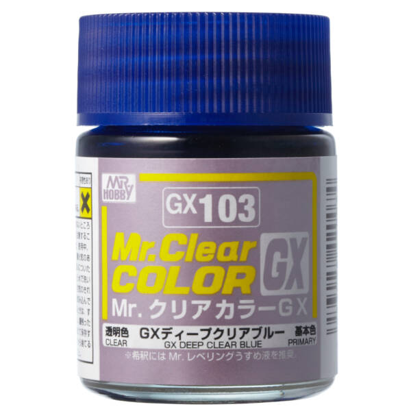 GX-103 GX Deep Clear Blue (18ml)