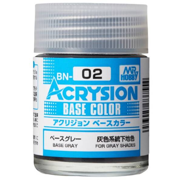 BN-02 Acrysion Base Color - Grey (18ml)